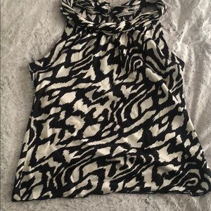 Black and white tank